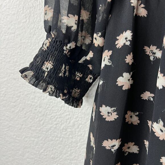 Madewell Mistlight Mockneck Dress in Seattle Floral Size S - Picture 6 of 13